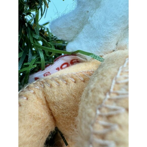 Annalee Angel 1996 Homemade Christmas Wreath 9 inch Pine Cones Holly USA - Picture 5 of 7